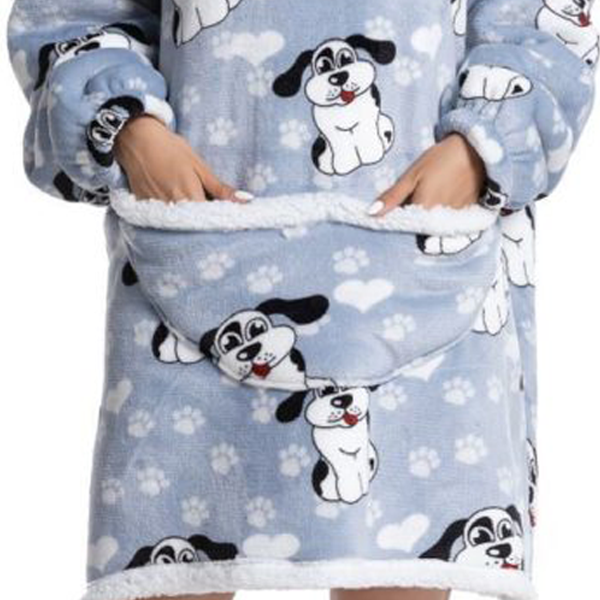 Sweat à capuche Pajamas chaud surdimensionné pour adulte