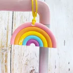 accessoire de bagage arc-en-ciel