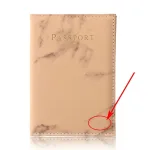 accessoire de voyage pochette passeport marbre