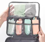 accessoire de voyage pochette sous-vêtements gris