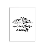 affiche aventure Adventure Awaits
