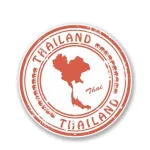 autocollant voyage thaïlande