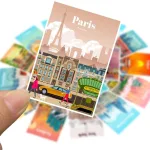 pack de 25 autocollants pour valise