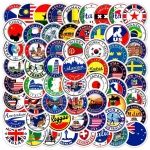 pack de 60 autocollants de voyage