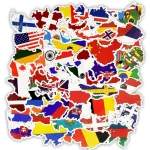 autocollants valise pack de 50