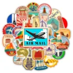 autocollants pour personnalisation de valise