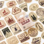 stickers valise thème voyageur