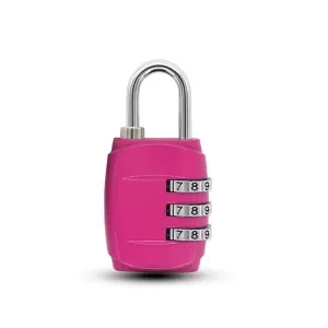 Cadenas Valise à Code <br>3 Chiffres (Rose)