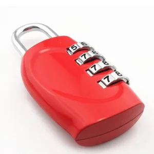 Cadenas Valise à Code <br>4 Chiffres (Rouge)