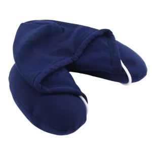 Coussin de Voyage <br>Hoodie Bleu Marine