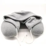 Coussin de Voyage <br>Hoodie Gris