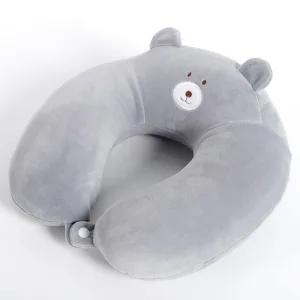 Coussin de Voyage Mémoire de Forme <br>Enfant Ours