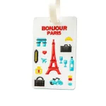 étiquette bagage Bonjour Paris