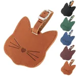 étiquette bagage chat mignon