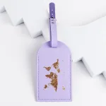étiquette bagage design World Trip