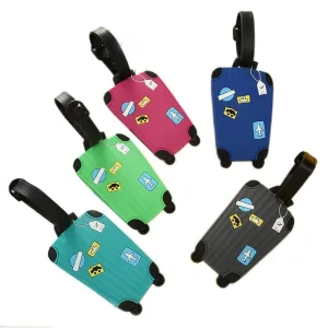 étiquette bagage motif valise