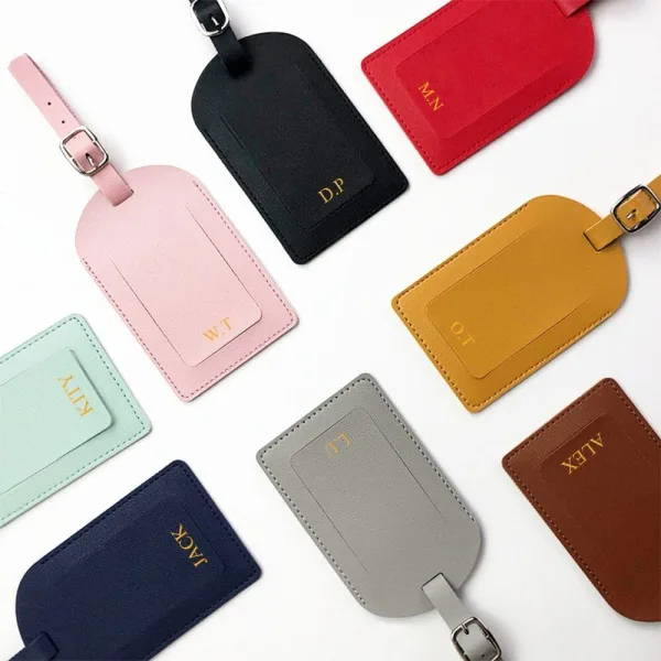 étiquette bagage personnalisée tendance