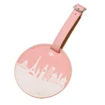 étiquette bagage pink travel
