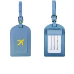 étiquette bagage stylée en or