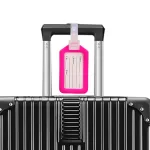 étiquette de bagage en plastique