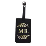 étiquette de voyage Mr Mme
