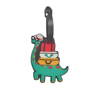 étiquette pour bagage diplodocus
