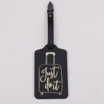 étiquette pour valise design just do it
