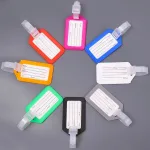 étiquette voyage personnalisable en plastique