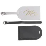 étiquettes bagages design Mr Mrs