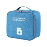 grande trousse à pharmacie voyage vide travel essential bleu
