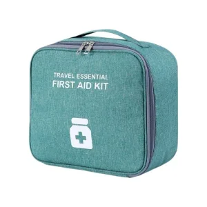 grande trousse à pharmacie voyage vide travel essential vert
