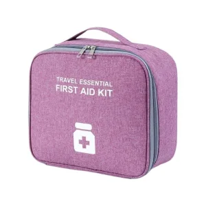 grande trousse à pharmacie voyage vide travel essential violet