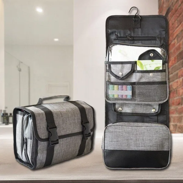 grande trousse de toilette homme suspendue