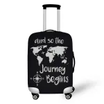 housse de valise "and so the journey begins"