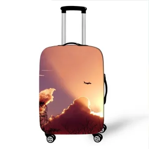 housse de valise avion dans le ciel