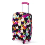 housse de valise cœurs