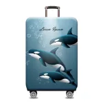 housse de valise dauphins
