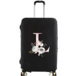 housse de valise en polyester fleurs