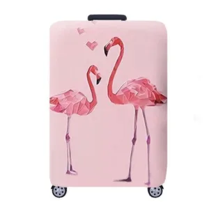 housse de valise flamingo love