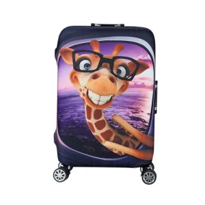 housse de valise girafe drôle