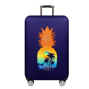 housse de valise la surf pineapple