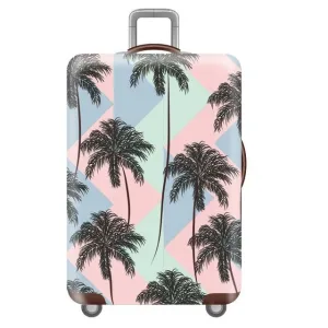housse de valise palm trees retro