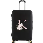 housse de valise pratique fleurs roses