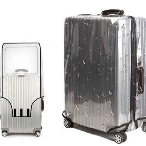housse de valise transparente et imperméable