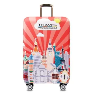 housse de valise travel around the world