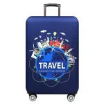 housse de valise travel round the world