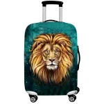 housse protège valise lion