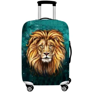 housse protège valise lion