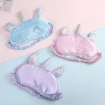 masque de nuit en peluche licorne