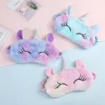 masque de sommeil licorne peluche